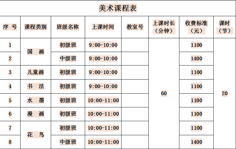 青海省小岛艺术培训班招生简章(图2)